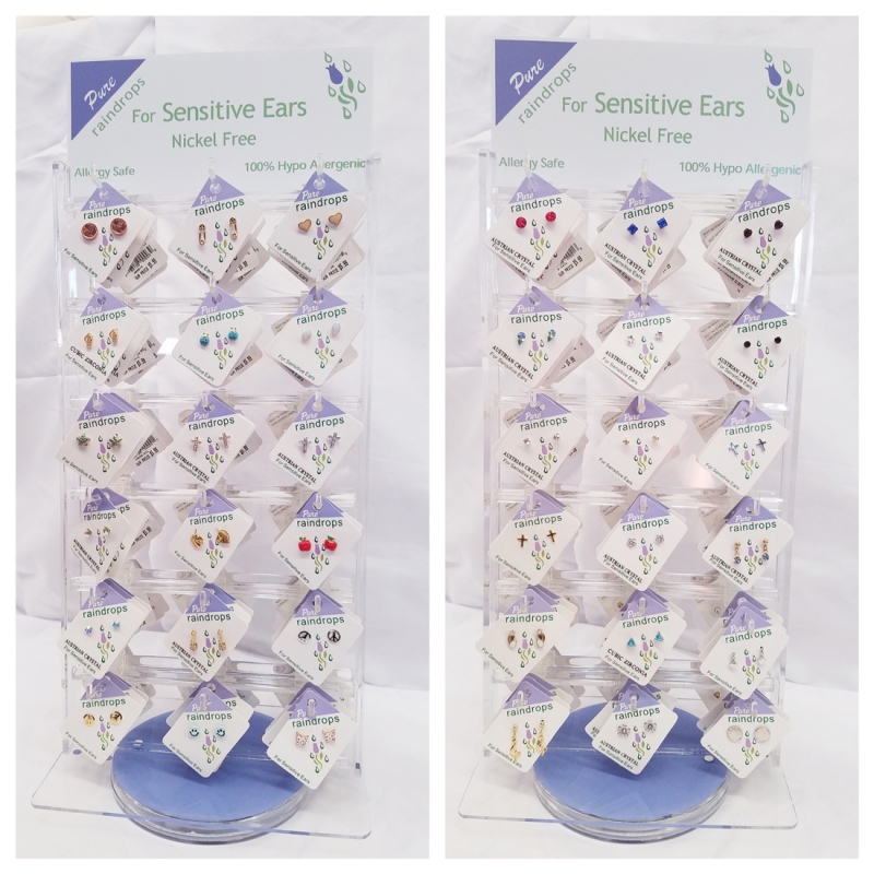 Pure Raindrops Sensitive Ears Spinner Display