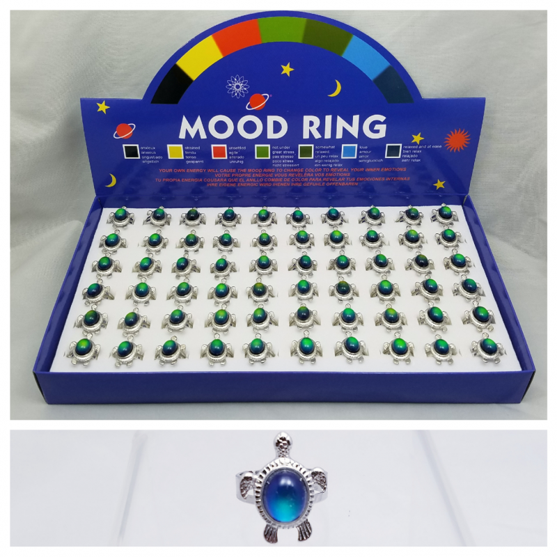 Sea Turtle Mood Ring Display