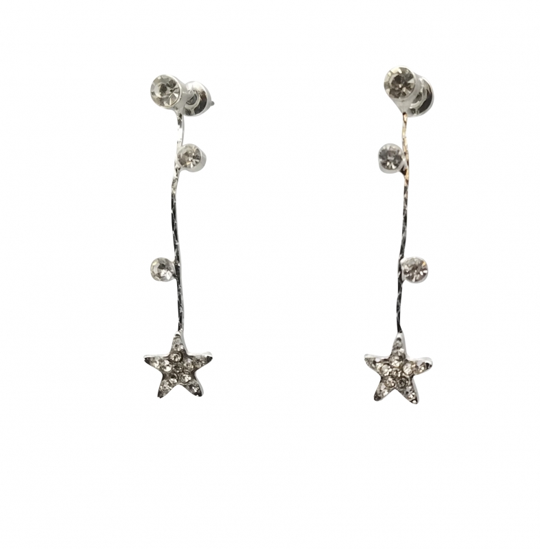 Crystal Celestial Star Dangle Earring