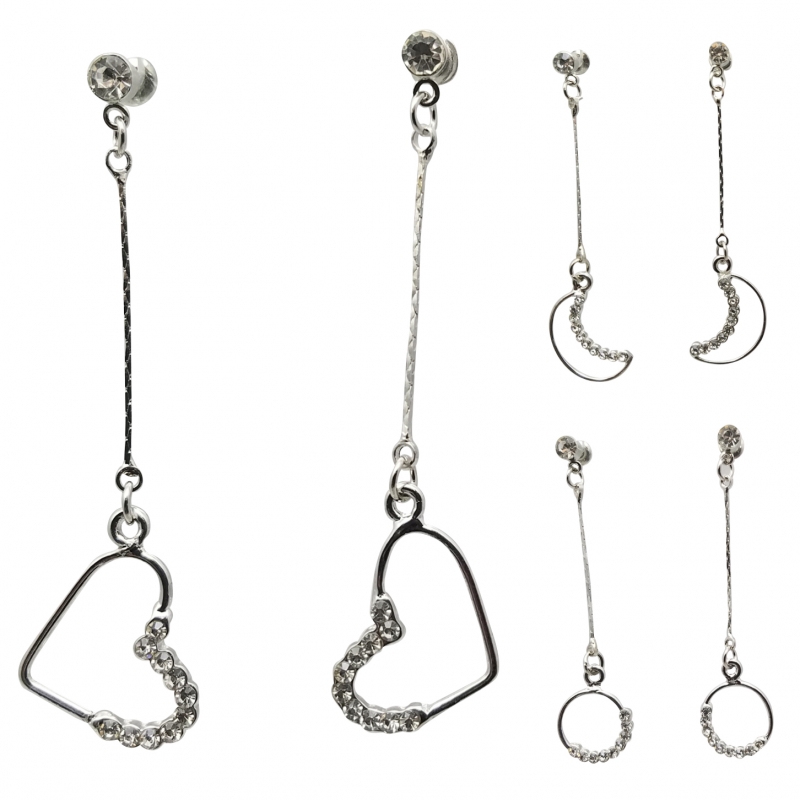 Themed Linear Dangle Earrings